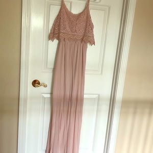 Soft Pink Maxi Dress
